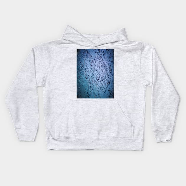 BRIGHT VIBRANT BLUE PARTICLES Kids Hoodie by mister-john